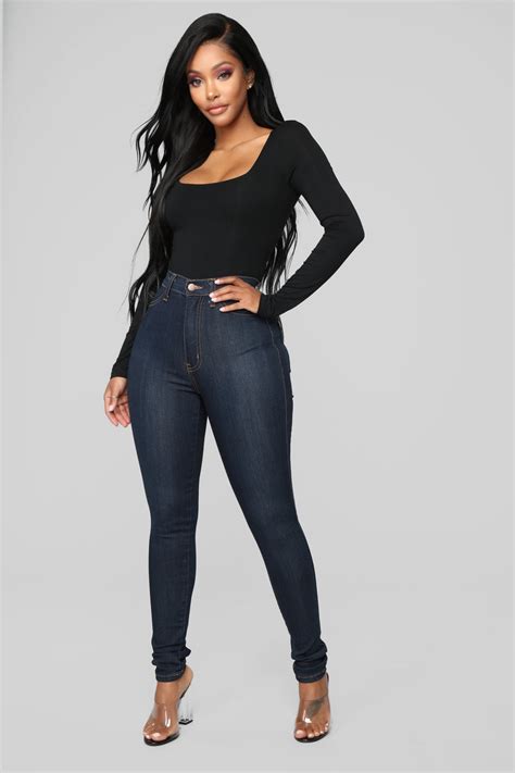 Jeans that fit exactly like fashion nova high waisted but better ...